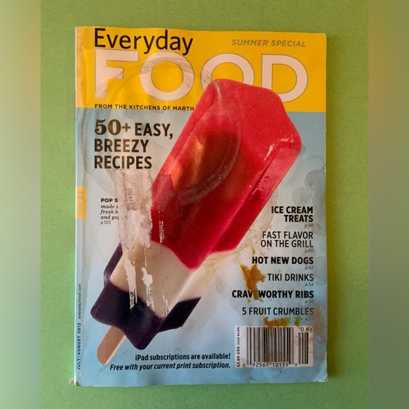 Martha Stewart Everyday Food Magazine with Blue and Red Cover - Picture 10 of 10